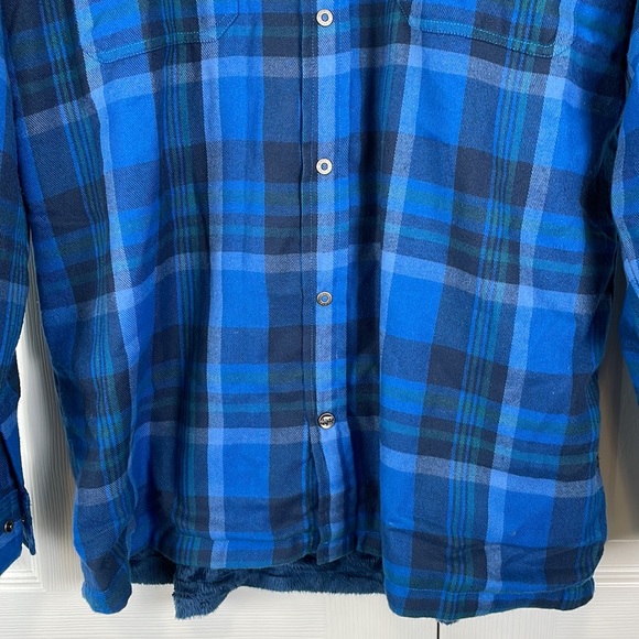 Mountain Khakis flannel shirtjac shacket, men’s large - Picture 7 of 14